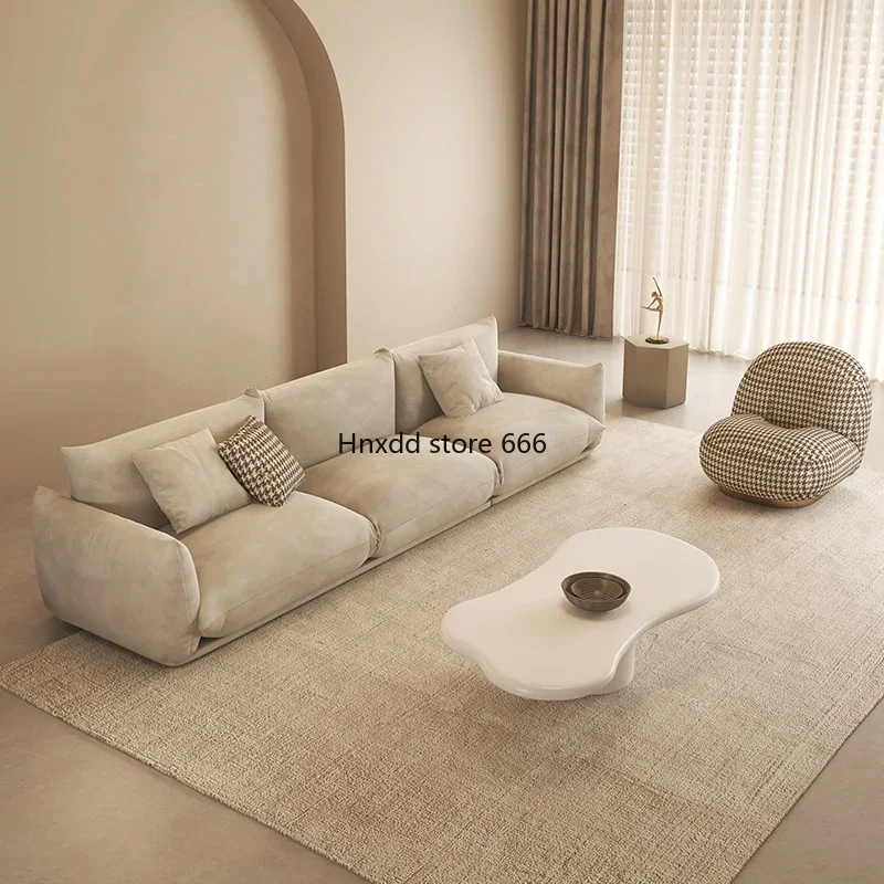 New leave-in technology cloth sofa matte Italian minimalist