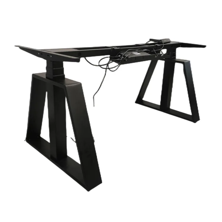 Intelligent Lifting Table Bracket Double-motor Triple-bar Computer Table Frame Simple A Shape (no Desktop)