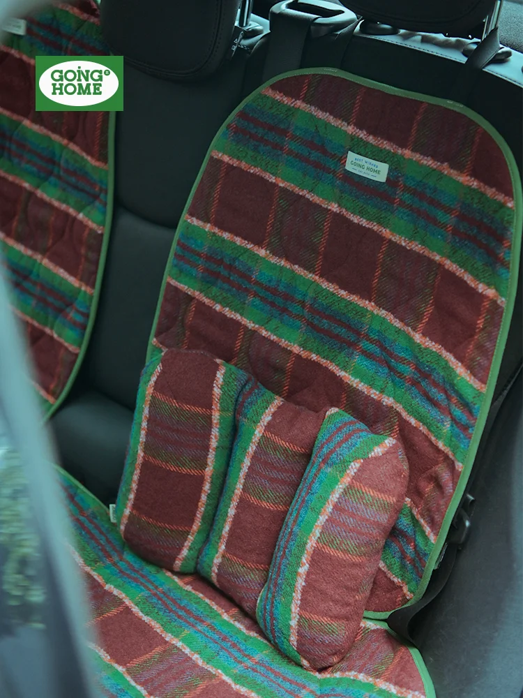 

Thiened Car Barest Cuion Autumn Winter Universal Comfortable Auile Cuion Combination High Aesthetic Se...