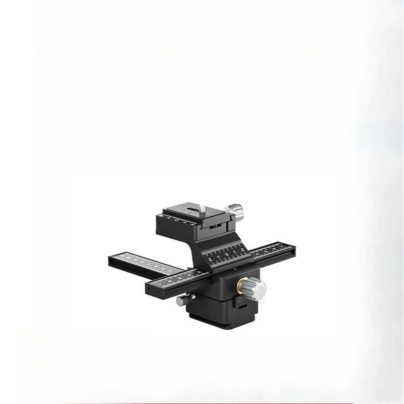 GM-MP1 Four-dimensional Macro Gimbal Four-way Double Guide Rail Micro SLR Camera Tripod Akka Quick Board Macro Photography