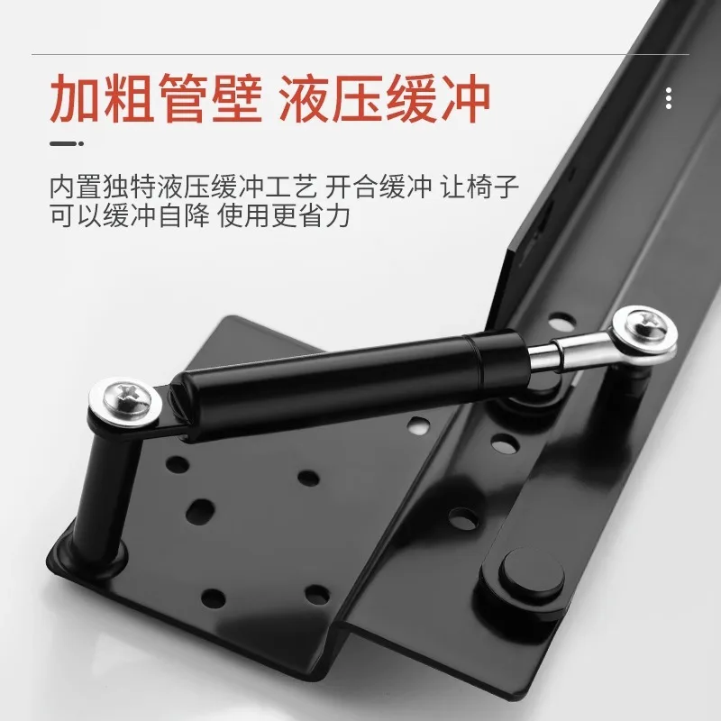 Shoe change folding stool connector rebound buffer cold rolled steel entrance shoe cabinet wall shoe cabinet