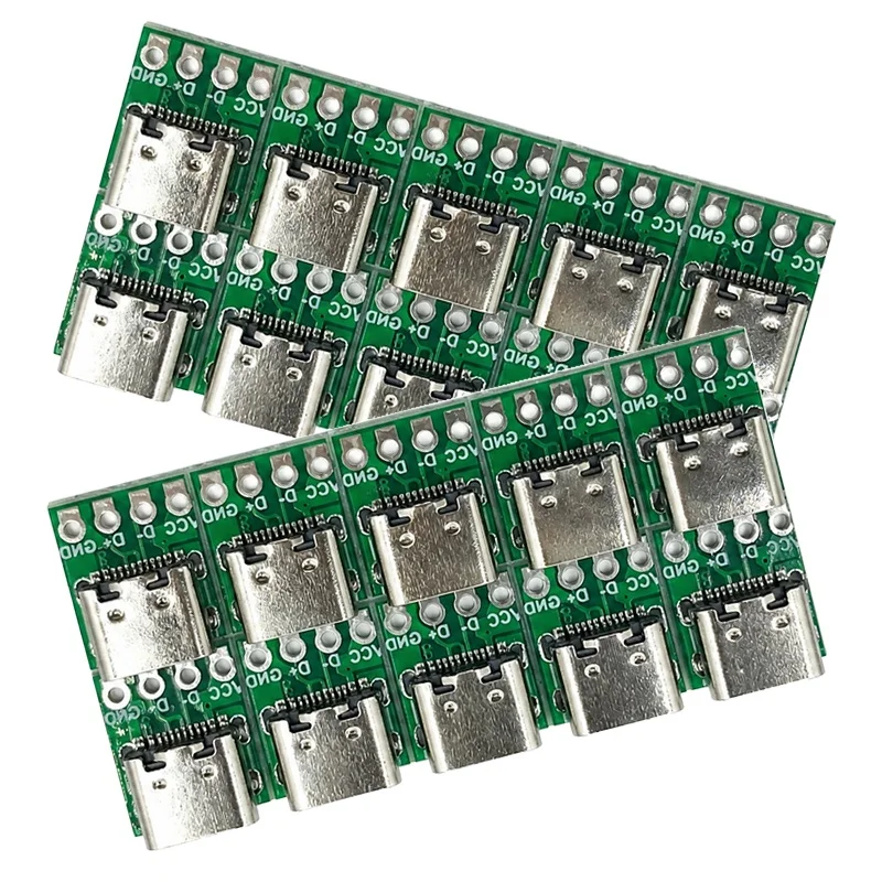 16 Pin Test Type C Connector 16 Pin Test PCB Board For Cable Transfer Test Transfer Socket Accessories For Phone Cable Repair