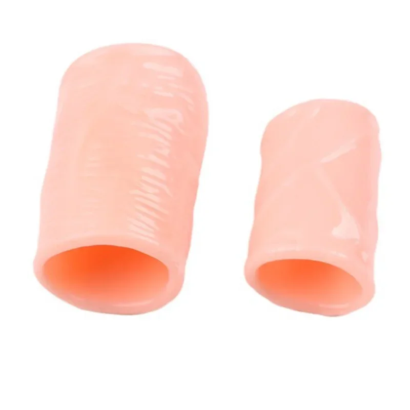 2pcs/set Foreskin Penis Ring Cock Ring Thickened Correction Ring Delay Time Sex Toys for Men Chastity Cock Cage Sex Products