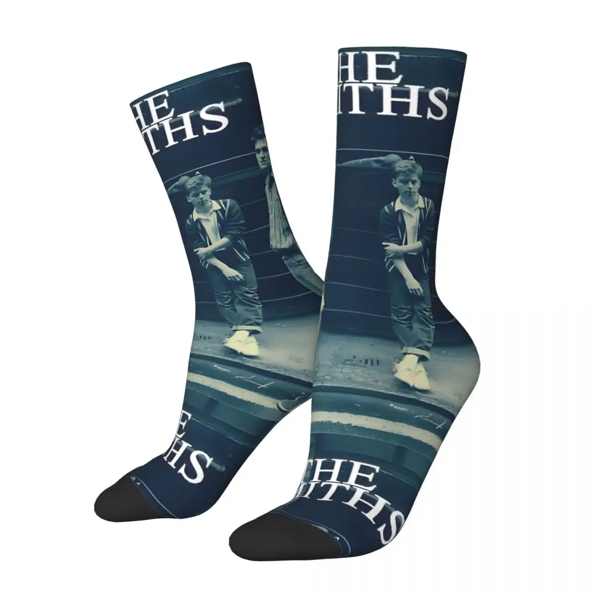 Crazy compression Gaul Mens Sock for Men Harajuku The Smiths Seamless Pattern Crew Sock Novelty