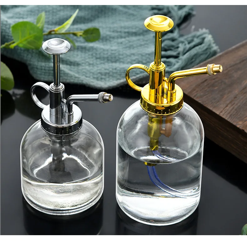 220-360 ml Transparente Glas Gießkanne Gartenarbeit Haushalt Wasser Sprinkler Gießkanne Bewässerung Spray Kann Wohnkultur – Detail 12