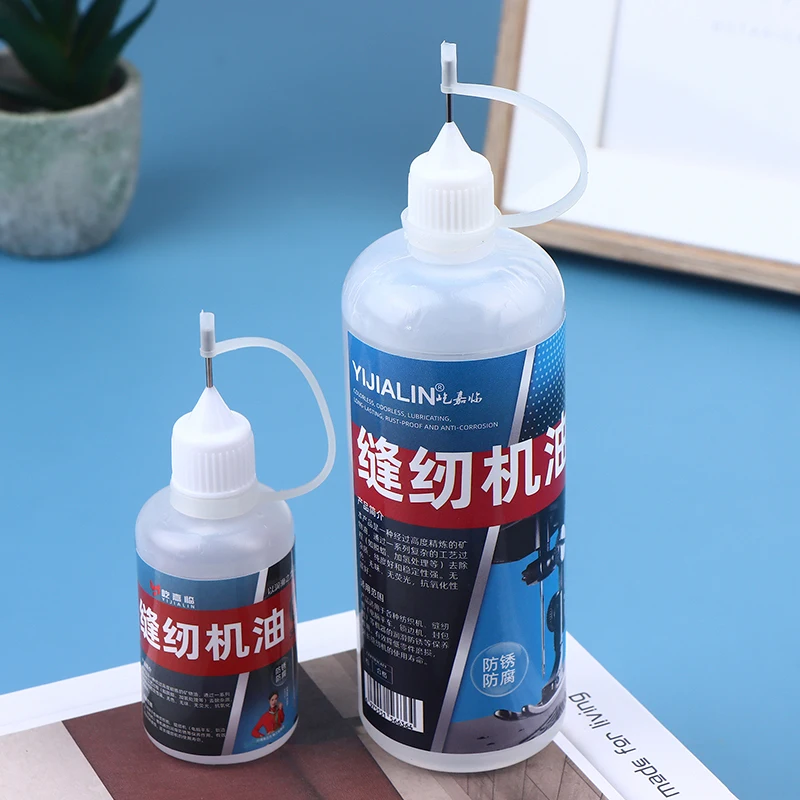 High-Temp Multi-Purpose Lubricant 30/120ml Sewing Machine & Door Hinge Oil for Household Garage Industrial Use