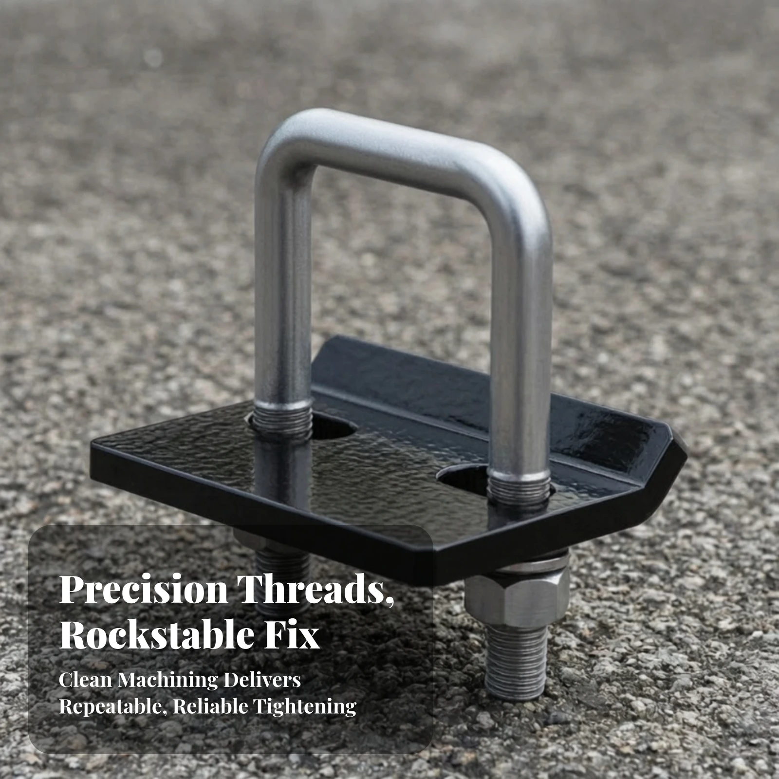 Anti-Rattle Hitch Tightener Secure Anti-Rattle Hitch Stabilizer Receiver Stabilizer with Threaded Bolts Long-Lasting