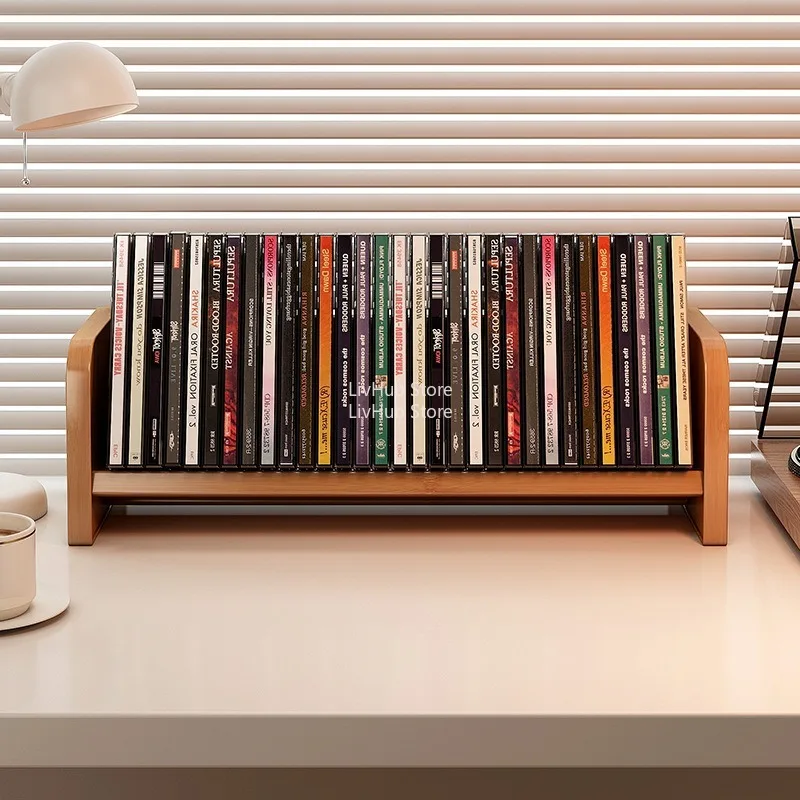 CD Holder Desk Rack Organizer, Cute Holds 30 CD Case Game Disc Display CD Holder Stand, CD Storage/Shelf/Tower/for Theatre Room - view 2