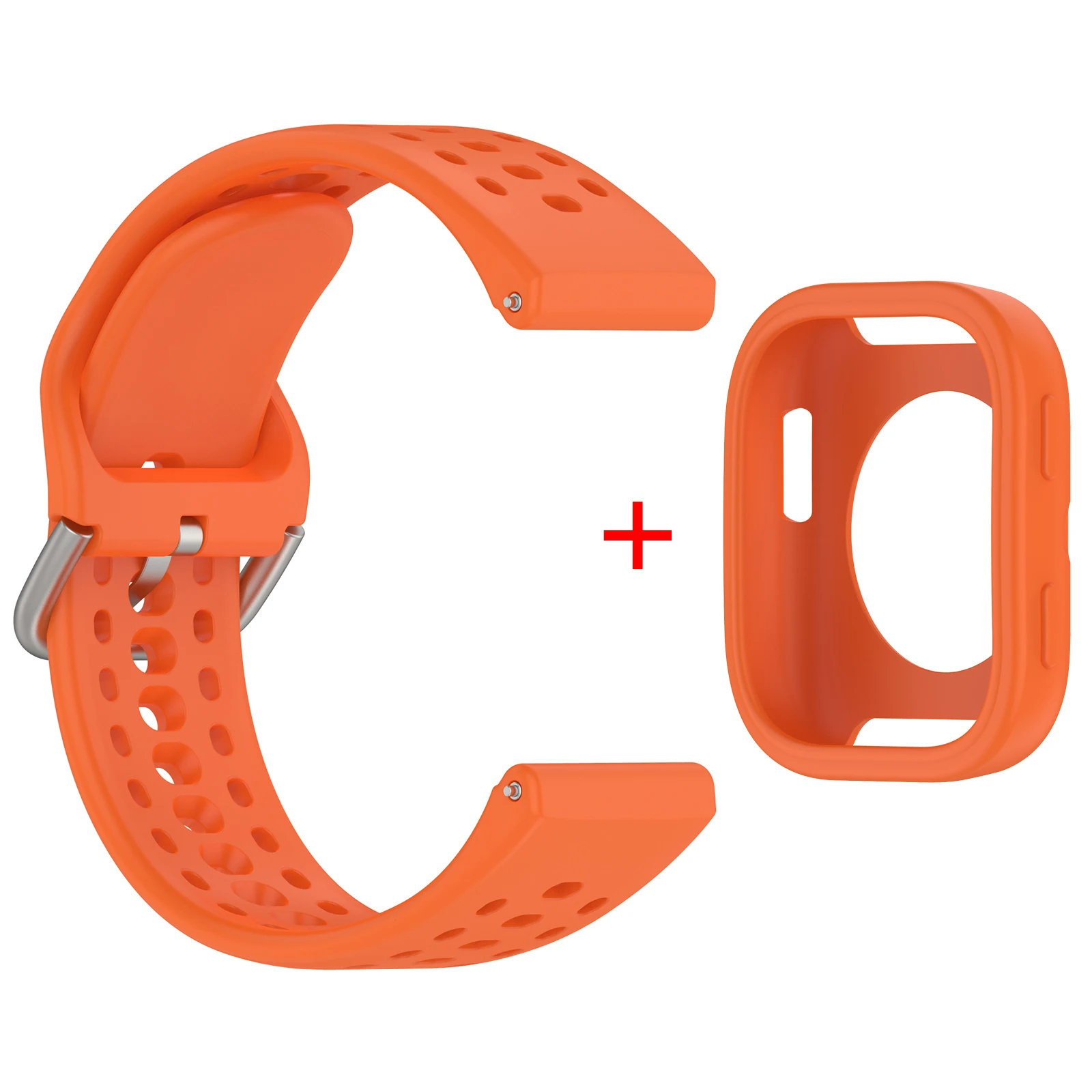 Original Silicone+Case For Amazfit Bip 6 Strap accessories Soft breathable Correa+Protective Bumper cover for Amazfit Bip6 band image 2