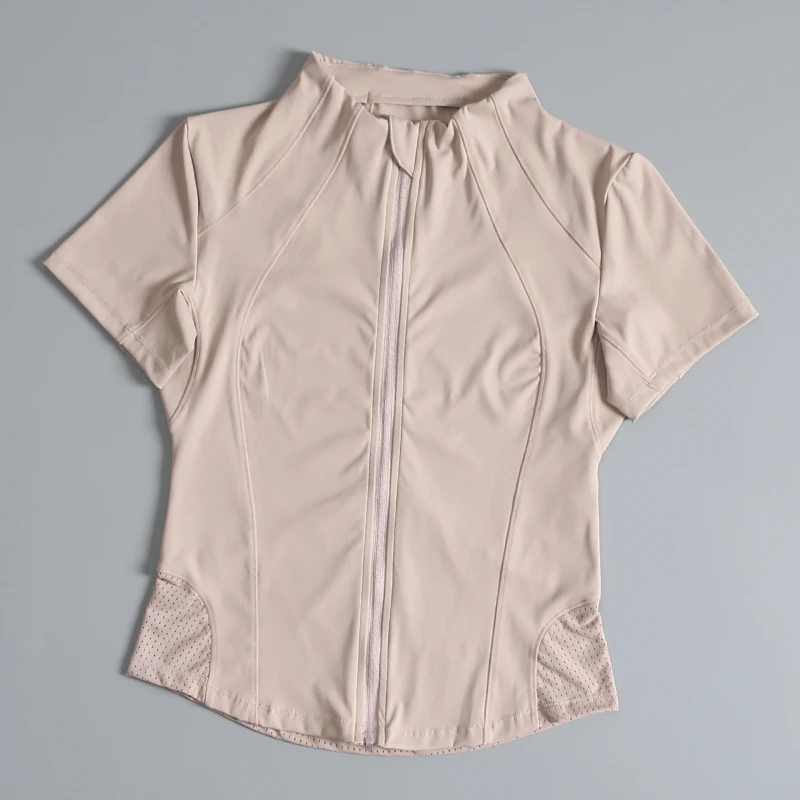 Women's Sporty Short Sleeve T-Shirt Summer Slim Fit Quick Dry Breathable Running Yoga Outdoor Fitness Cycling Wear Casual Style
