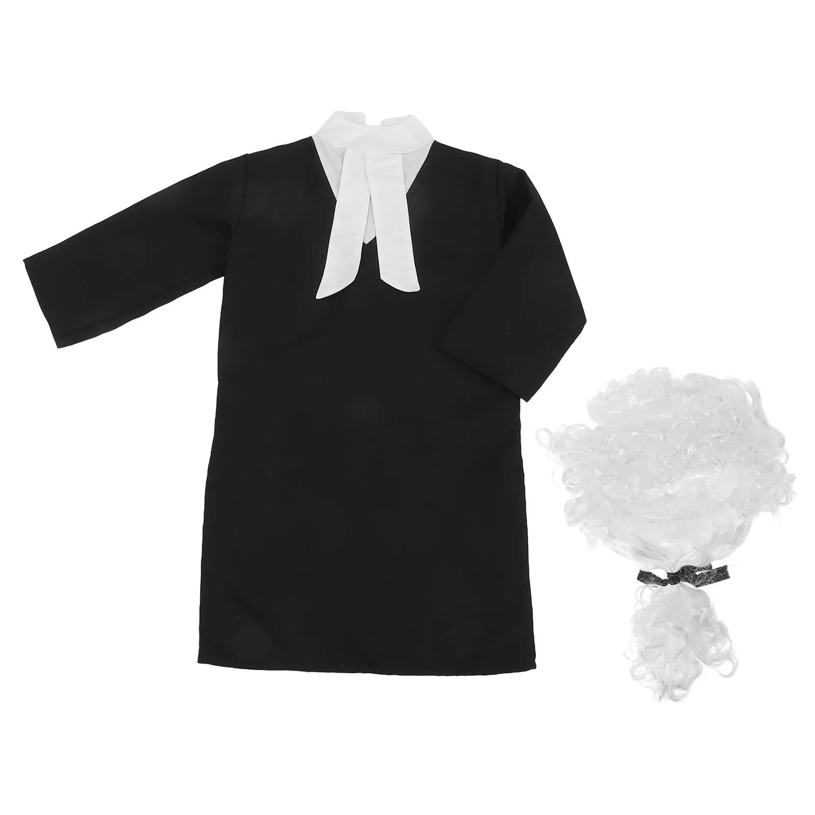 

1Set Kids Lawyer Costume 110 Cm Realistic Courtroom Role Play Outfit Halloween Party Career Dress-Up Career Costume