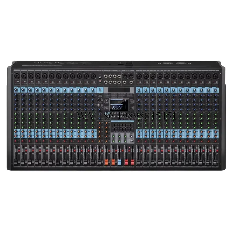 WMWMNU Professional Audio Mixer 26-Channel 99DSP Dj Controller/audio Console Mixer for Large-scale Stage Concert and Music