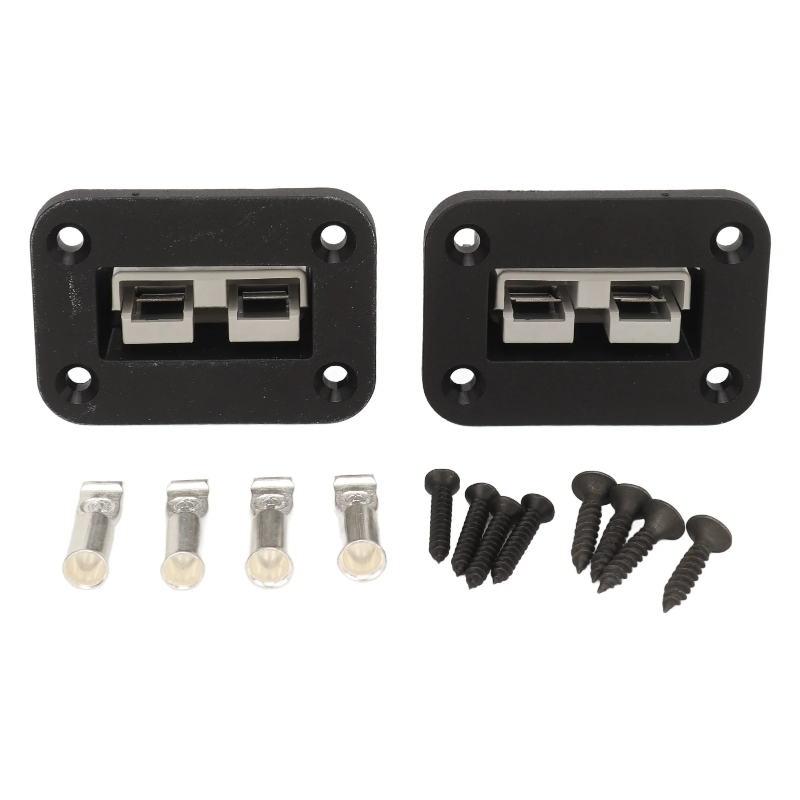 2pcs 50A Plug Mounting Panel Flame Retardant Embedded Connectors Flush Mount Recessed Plate for Anderson Power SB50 Series Conne