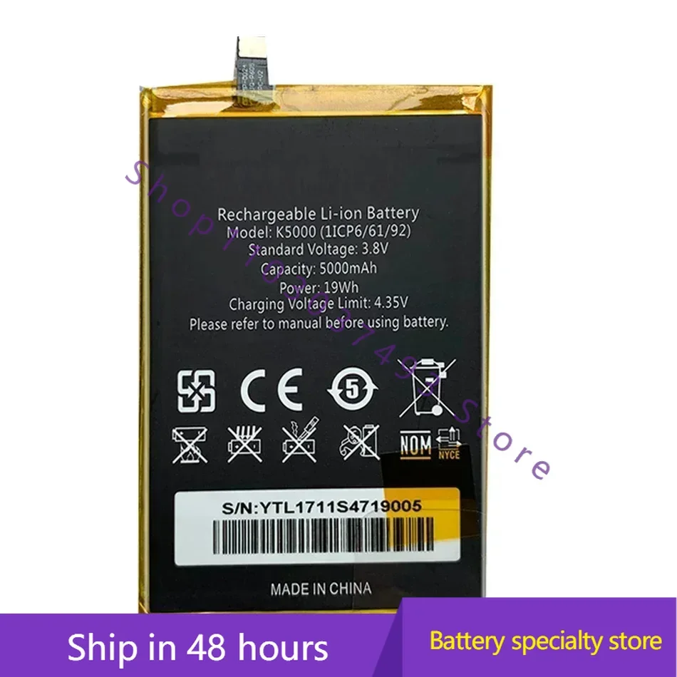Bateria compatível de alta qualidade para bateria de celular Oukitel K5000