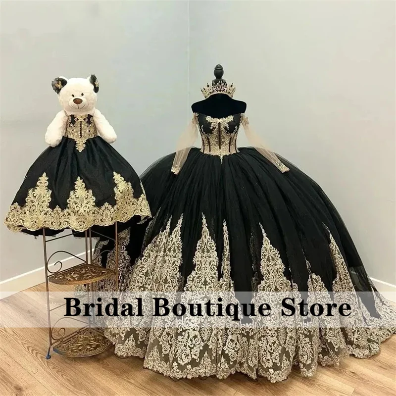 Emerald Green Princess Quinceanera Dresses Sparkly Sequins Beads Sweet 16 Prom Party Corset Vestidos De 15 Años Customized