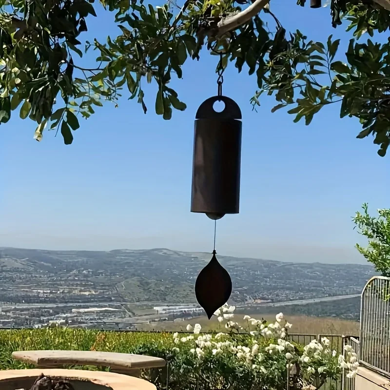 Beautiful Iron Pipe Windbell, Outdoor Yard Garden Retro Bell Sound Iron Tube Metal Heroic Windbell Wind Chime Pendant