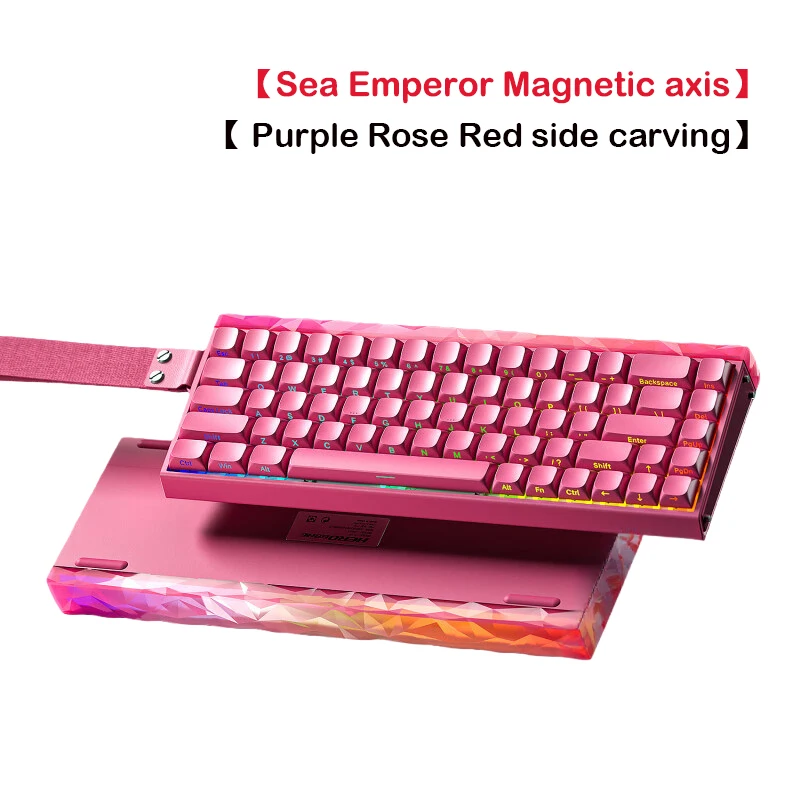 AULA HERO 68 HE Gaming Mechanical Keyboard Magnetic Axis RT Wired RGB Lighting 8K Polling Rate Side Engraving image 3