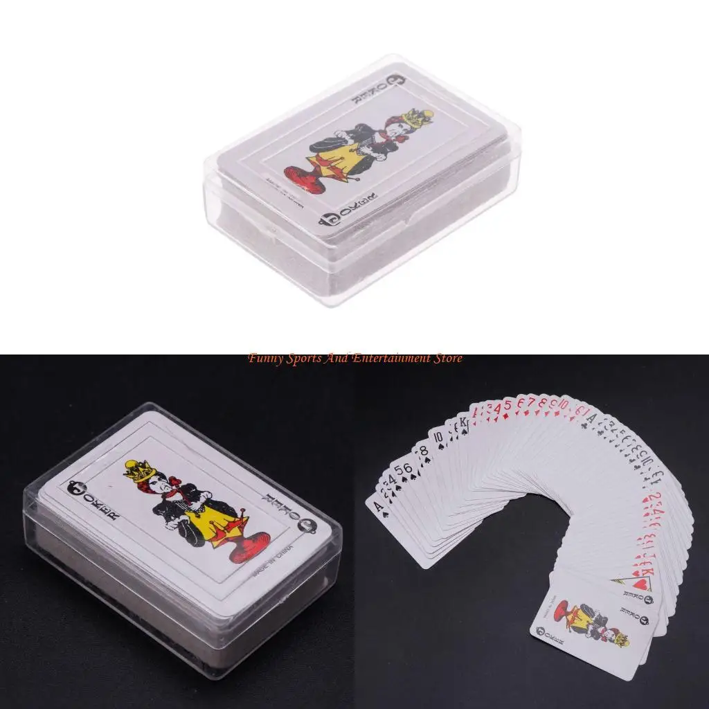

C4DE 54Pcs Pattern Paper Playing Cards Standard Size Tricks Card Game