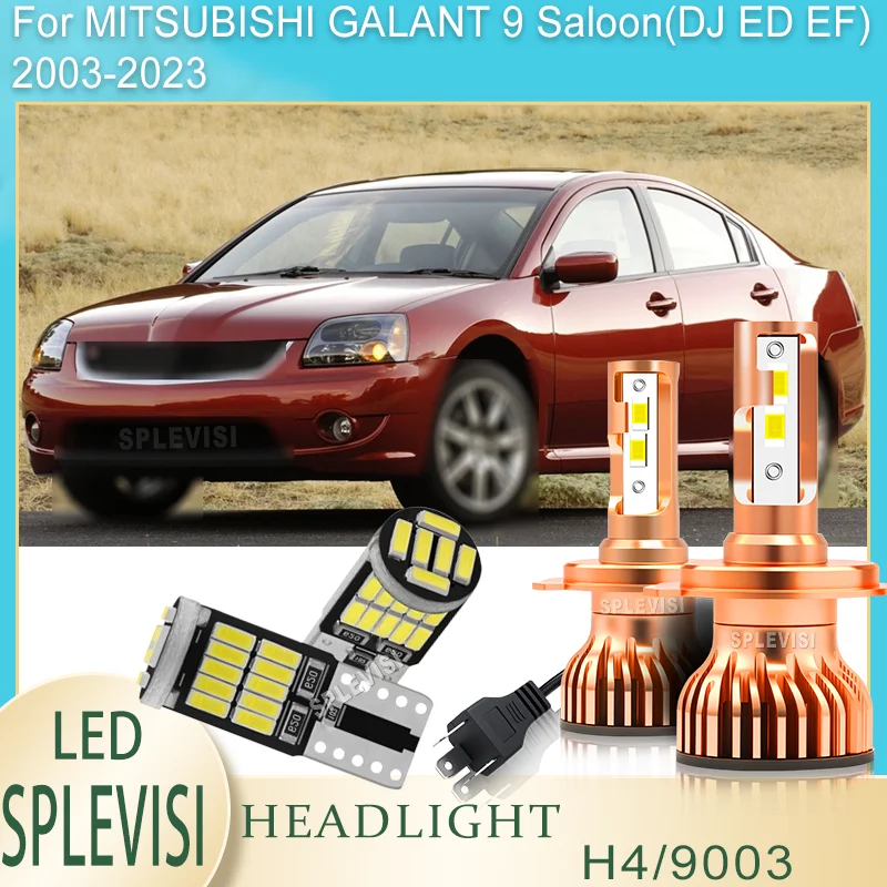 

waterproof IP67 H4 9003 LED Headlight For MITSUBISHI GALANT 9 Saloon(DJ ED EF)2003 2004 2005 2006 2007 2008 2009 2010 2011-2023
