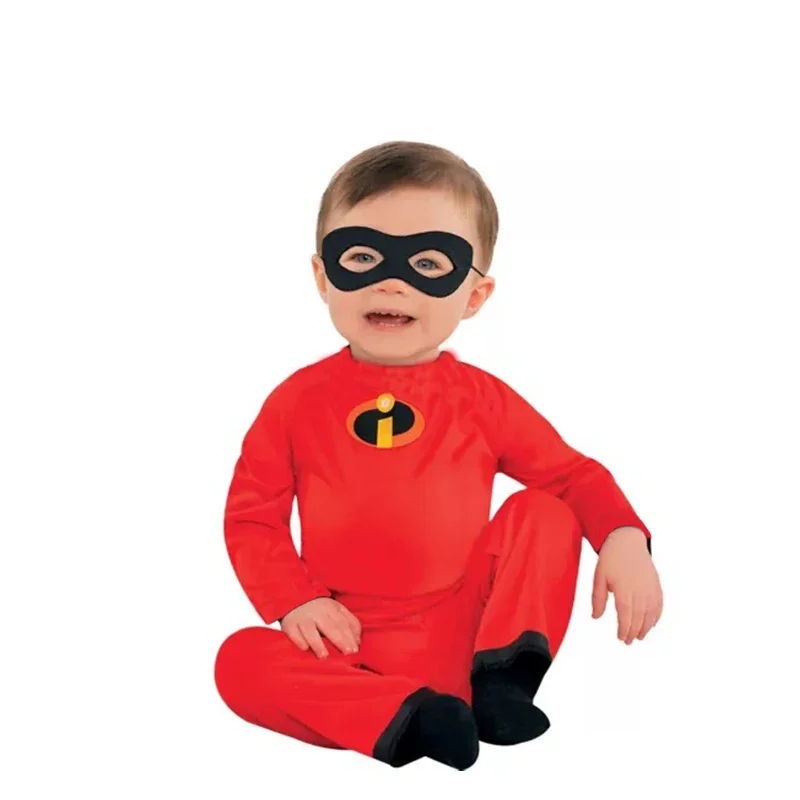 Combinaison de Cosplay en Verre avec Smile Hero pour Enfant, Costume de Famille pour Halloween, Carnaval, Bébé Jack