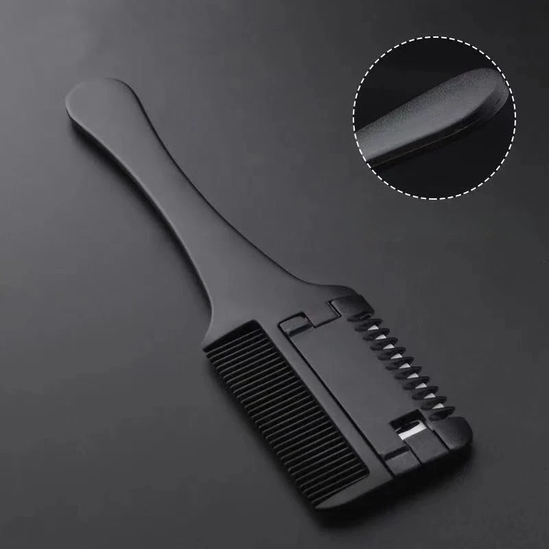 

1pc Hair Cutting Comb Hair Brushes with Razor Blades Hair Trimmer Cutting Thinning Tools Barbershop Hair Salon Styling Tool Comb