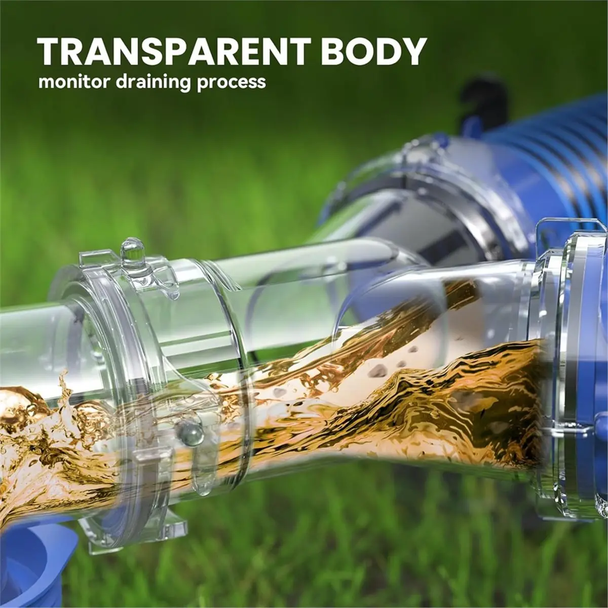 RV Y-Shaped Sewer Hose Adapter, Sewer Hoses Y Splitter with Built-in Gasket, Twist Bayonet Design Y Connector