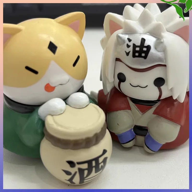 

Anime Cat Figurines 8 Styles Naruto Shippuden Sasuke Tsunade Snake Saurer Cat Toys Cake Toppers Collectible Statues
