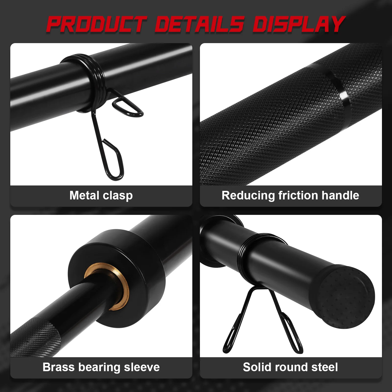 أثقال تدريب القوة 7.21 قدم 1000 رطل تحميل احترافي لرفع الأثقال مع جلبة برونزية لصالة الألعاب الرياضية في صالة الألعاب الرياضية