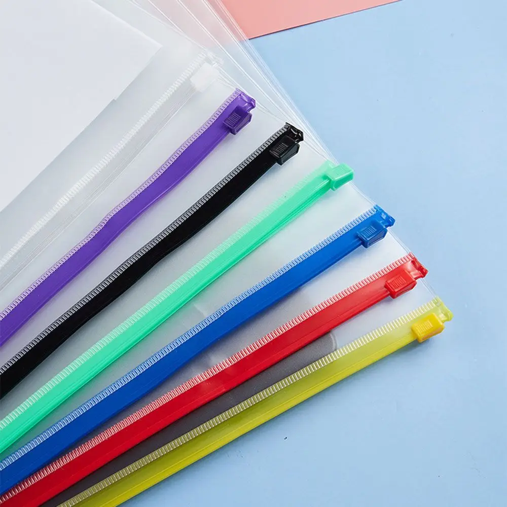 

Clear Envelopes Document Filing Bags Loose Leaf Bags 6 Ring Notebook Binder Binder Zipper Folders Binder Pockets A5 A6 Size