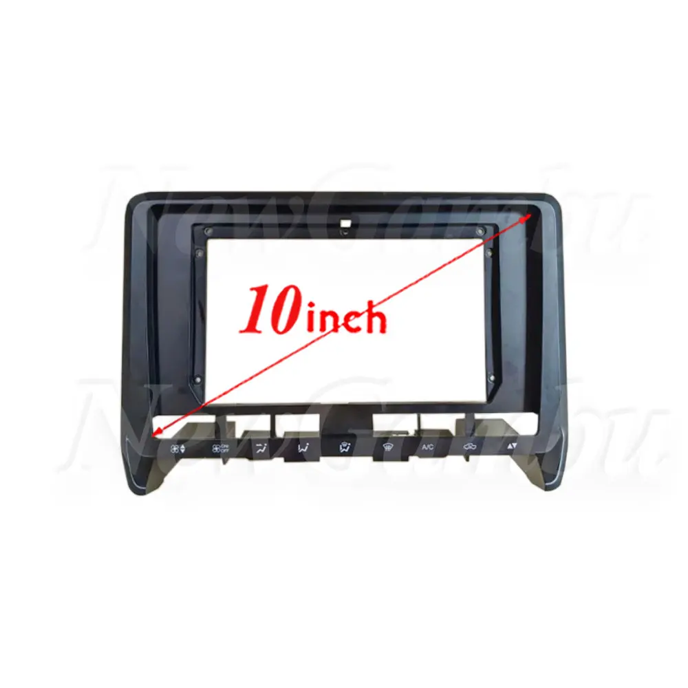 10 inch For JMC Dadao 2023 Frame No Cable Audio Adaptor Dash Trim Kits Facia Panel  Radio Player screen 2 Din