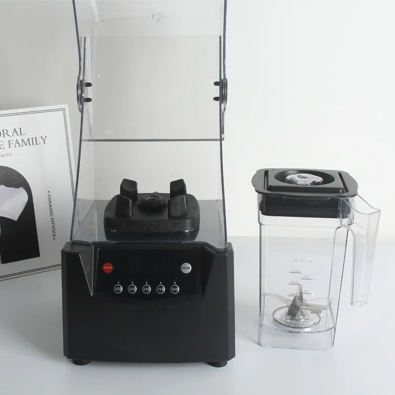 Smoothie machine Commercial milk tea shop cooking machine Household multi-functional silent ice crushing wall breaker