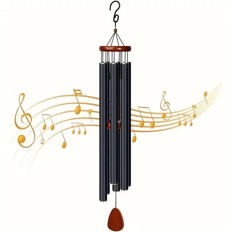 1pc Aluminum Tube Wind Chimes Metal Wind Chimes Inch Pendant Gifts Modern and Simple Gift Home Decoration Pendants