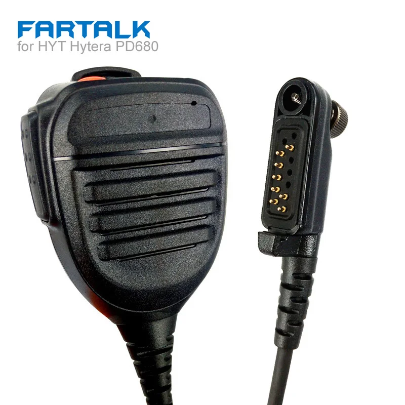 Speaker Mic Microphone for HYT Hytera PD600 PD602 PD605 PD662 PD665 PD680 PD682 PD685 X1p X1e Walkie Talkie Two Way Radio