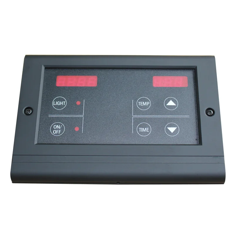 Digital Sauna Controller Wall Mount 35-110℃ Steam Generator Controller 1-12 Hours Setting for 3-27KW Sauna Heater