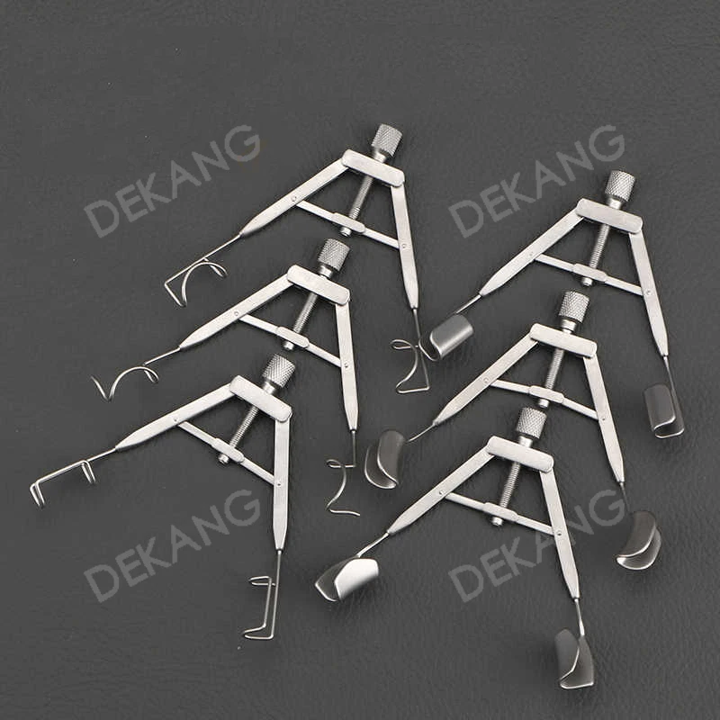 Adjustable Eyelid Opener For Creating An Incision For Double Eyelid Surgery. Titanium Alloy Screws For Opening The Incision And