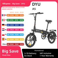 DYU-A5 Aluminum Alloy Folding Electric Bike for Adults, Electric Bike, 350W Motor, Perfect Battery 48V, 7.5Ah, 14 Inch