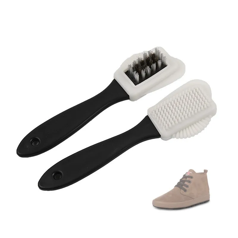 1 Pcs Suede Shoe Brush Special Cleaning Brush For Suede Shoe Brush, Combing Shoe Upper Brush PP PP Wire TPR Copper Plated Wire