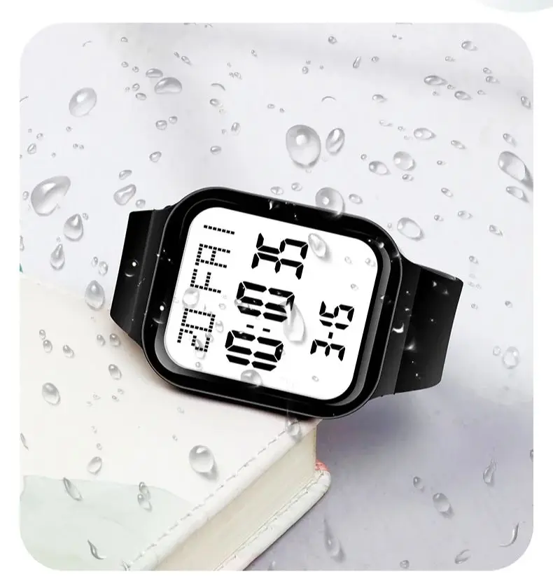 Watch For Men Sports High School Students Trendy Couple Watch Waterproof Alarm Clock Multi Functional Women Electronic Watches