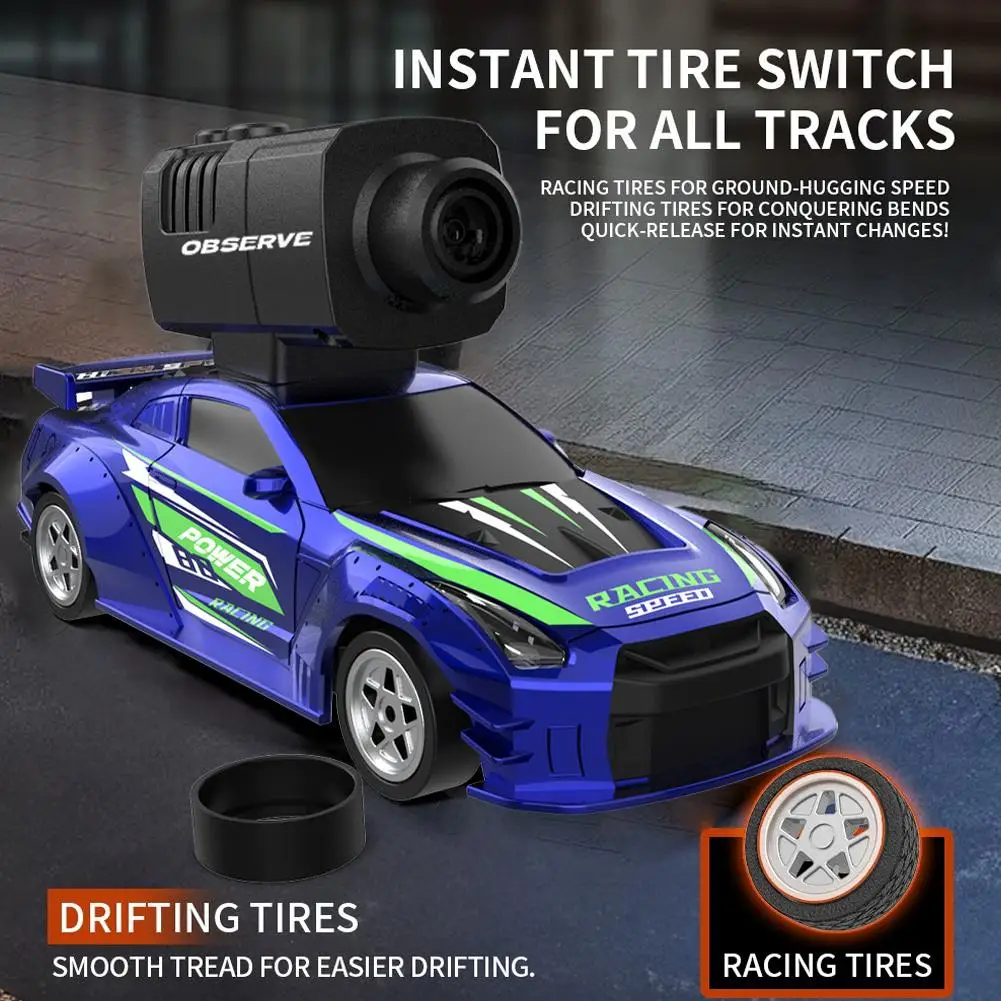 

Mini Rc Car 1:64 2.4g Remote Control With 720p Fpv Wifi Racing Speed App Vehicle Car Mini Control Camera Toys Toy High Stun C9y2