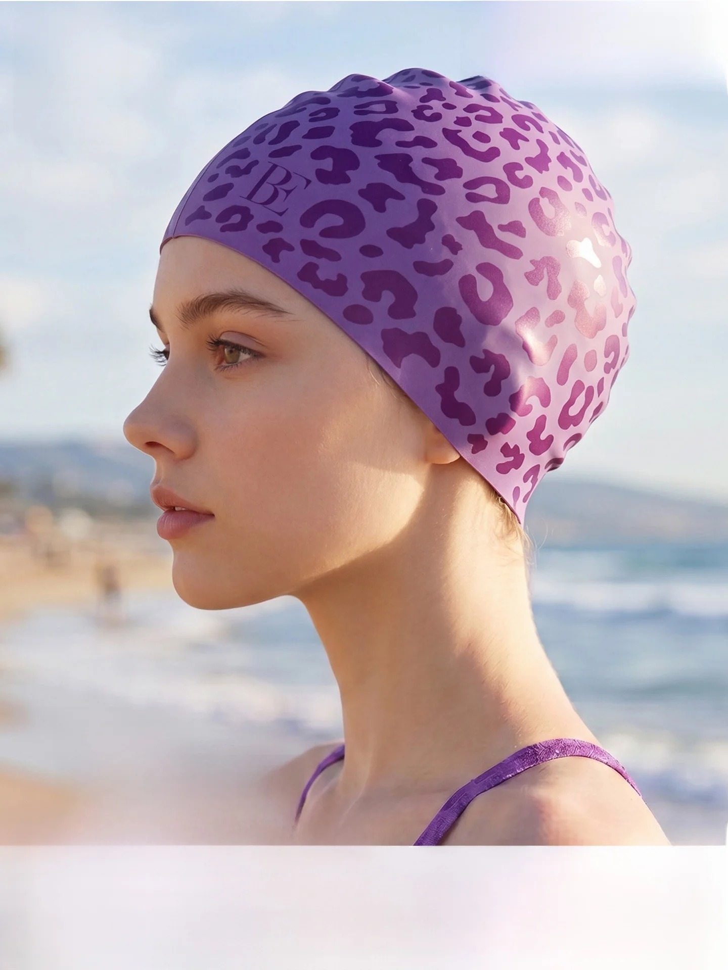 new-2026-balneaire-fashion-silicone-swimming-cap-comfortable-unisex-swimming-equipment-non-choking-design-for-adults