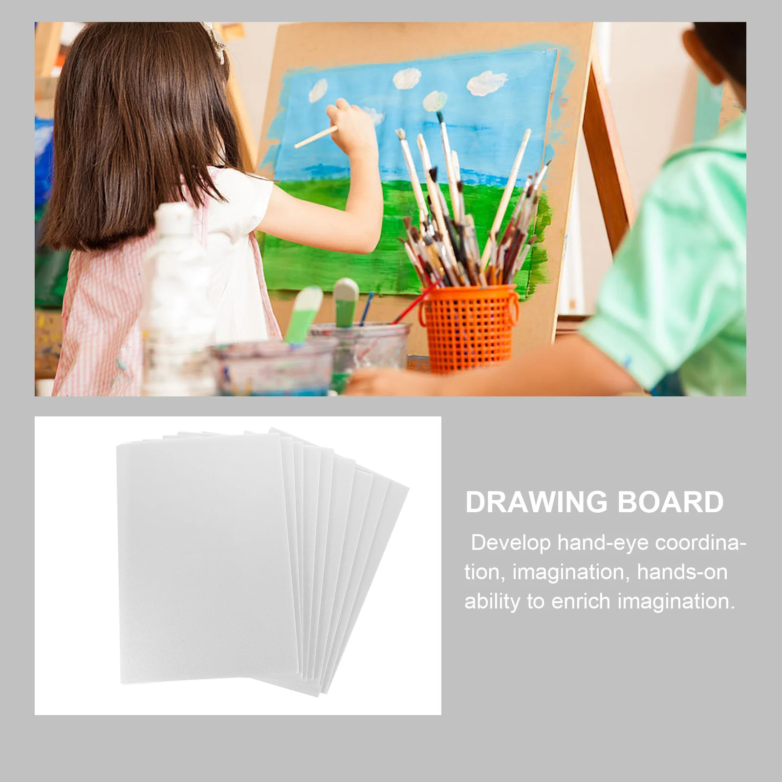 10 Sheets Foam Board for Projects Multi-use Paper Craft Accessory Blow Molding School DIY Foams Handicraft