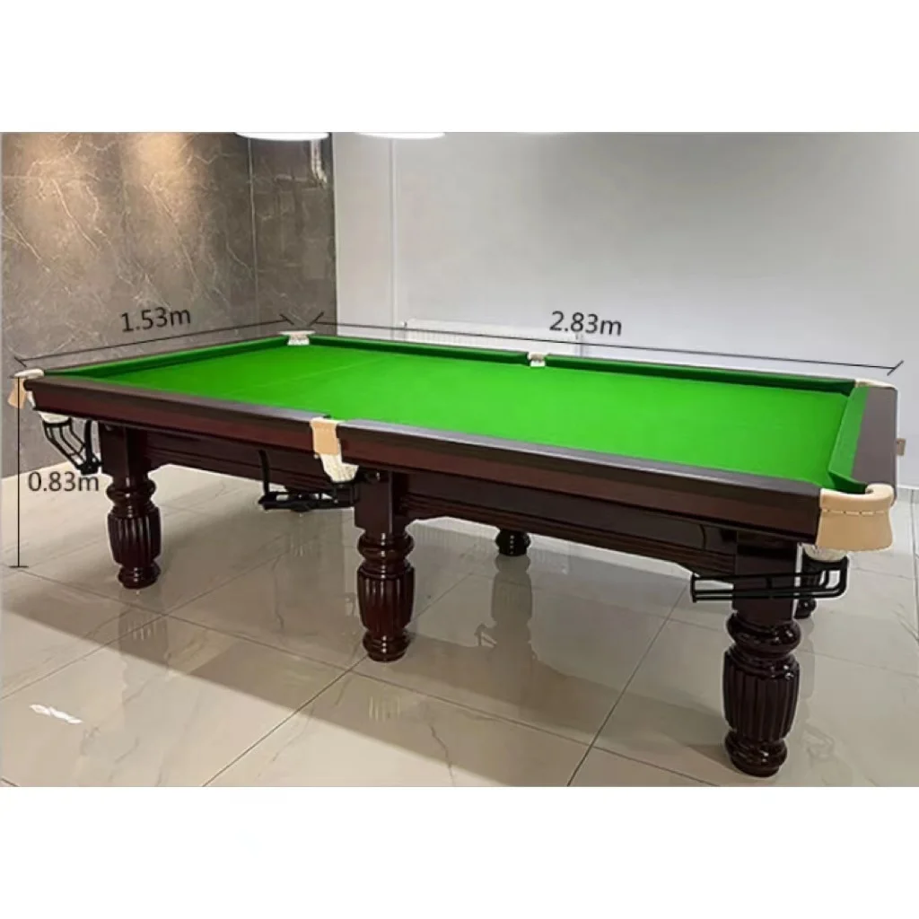 2026 Full Size Pool Table 7ft 8ft 9ft Indoor Biliard Pool Table with Slate Bed Pool Tablepromote sales