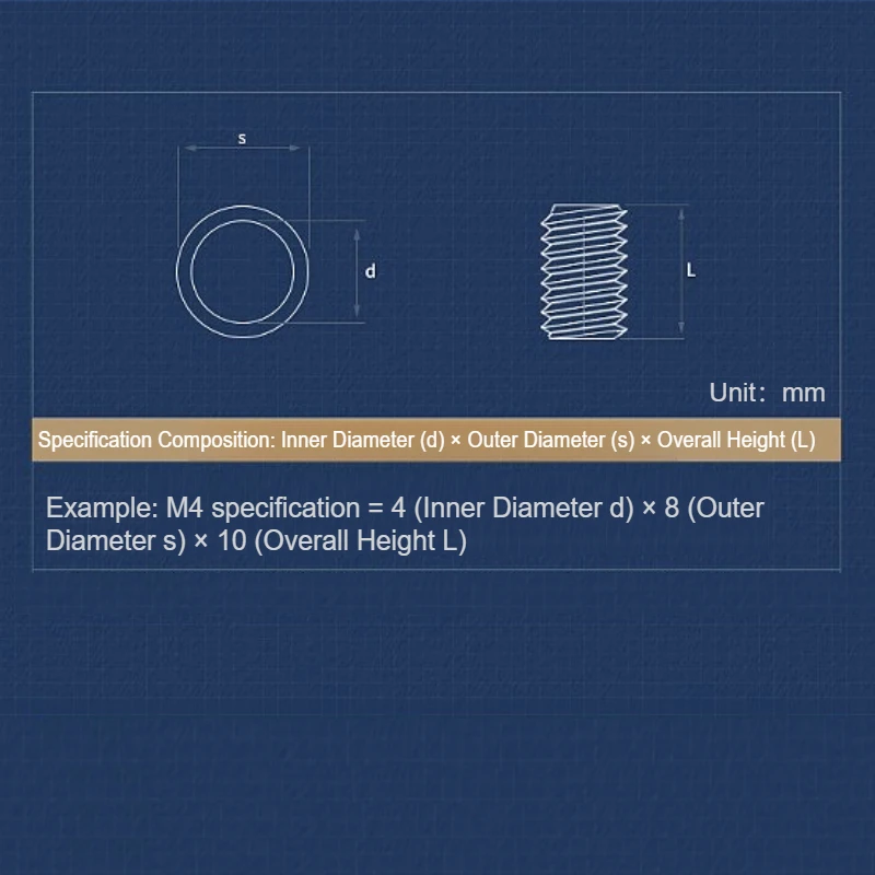 304 Stainless Steel M2 M2.5 M3 M4 M5 M6 M8 M10 M12 Slotless Inside Outside Self Tapping Thread Insert Adapter Nuts Converter Nut