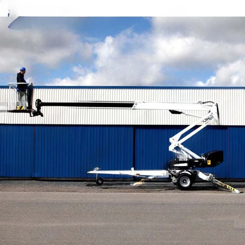 Multi-directional aerial engineering maintenance platform work truck 12-20 meters trailer lift folding arm lift table
