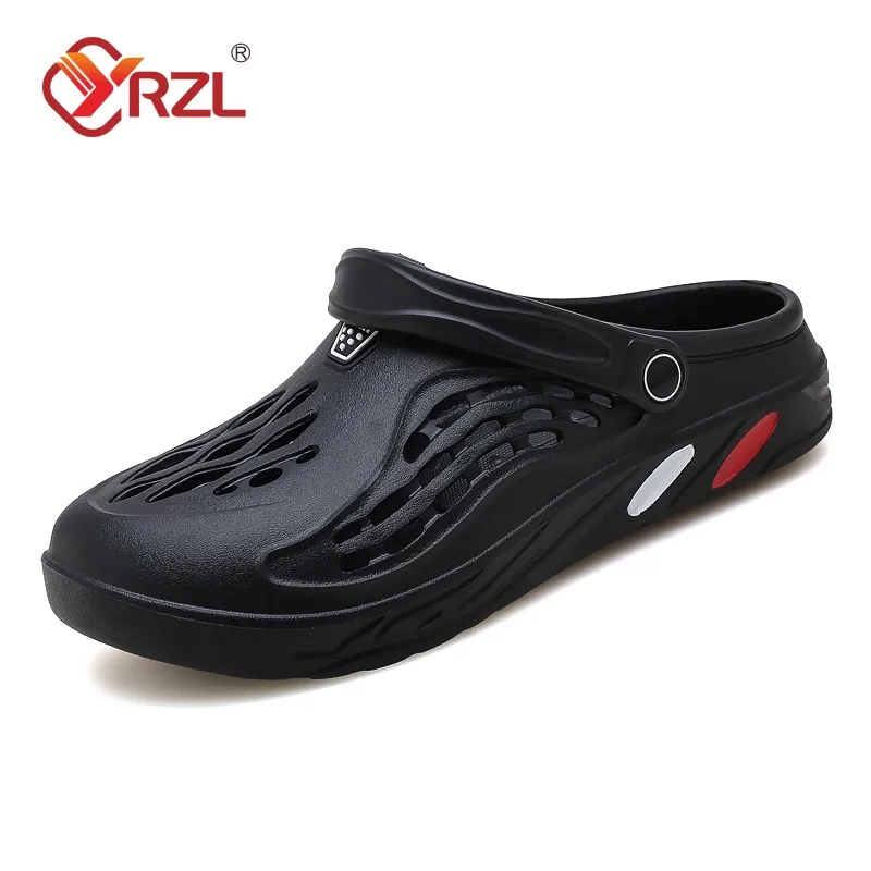 YRZL Sandals Mens Soft Non-slip Wear-resistant Casual Sandals Comfortable High Quality Beach Shoes Outdoor Slippers for Men