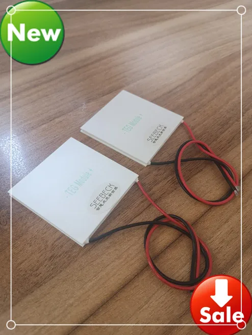 Semiconductor Thermoelectric Sheet TEG1-241-1.4-1.2 55*55mm with a Thermal Surface Temperature Resistance of 200 Degrees