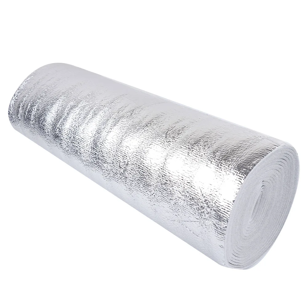 1Roll Wall Thermal Insulation Foil  Radiator Reflectives Aluminum Foils Thermal Insulation Films Home Decoration