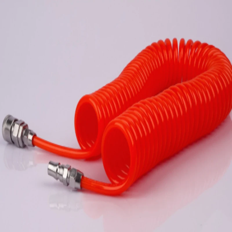 

PU breathable hose, telescopic tube, spring tube, air compression wear-resistant air pipe connector, 5*8 mm * 6 meters