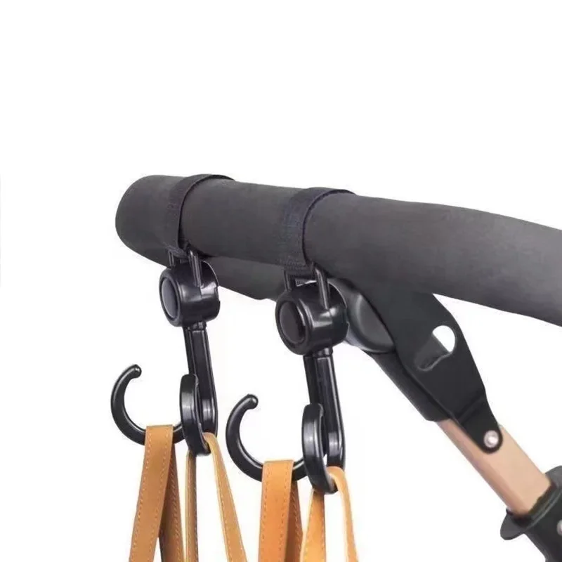 Universal Hanging Buckle 2pcs for Bike Stroller Shopping Cart Electric Bike Hooks Baby Stroller Hanging Holder Organizer Heavy D
