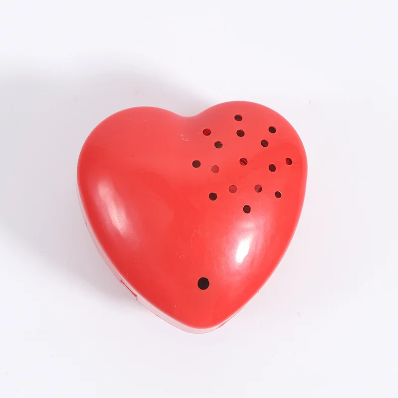 Mini Heart Shaped Voice Recorder Voice Box For Speak Recordable Buttons For Kids 30 Seconds Sound Box For Stuffed Animal Doll